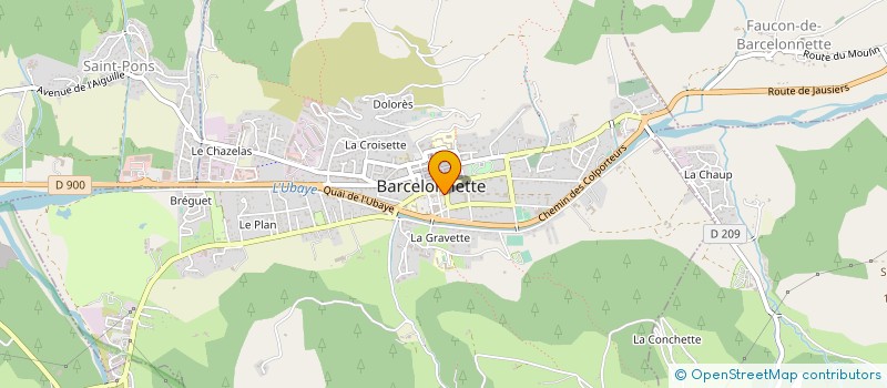 localisation de l'entreprise MONSIEUR GERARD BONNIOT  BARCELONNETTE