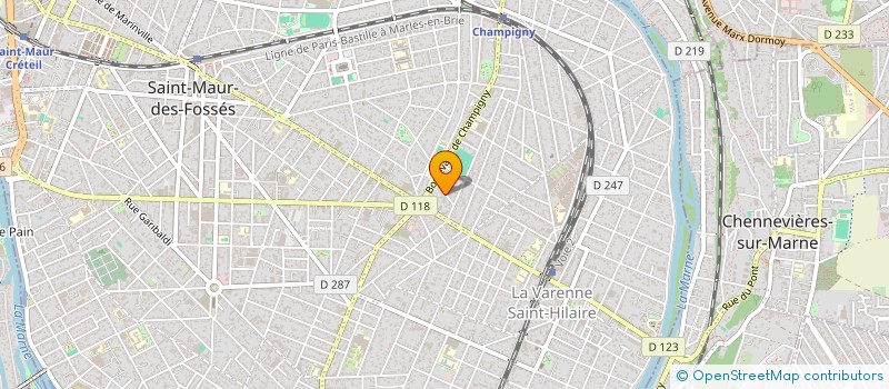 localisation de l'entreprise MONSIEUR GERARD BONNY à SAINT-MAUR-DES-FOSSES