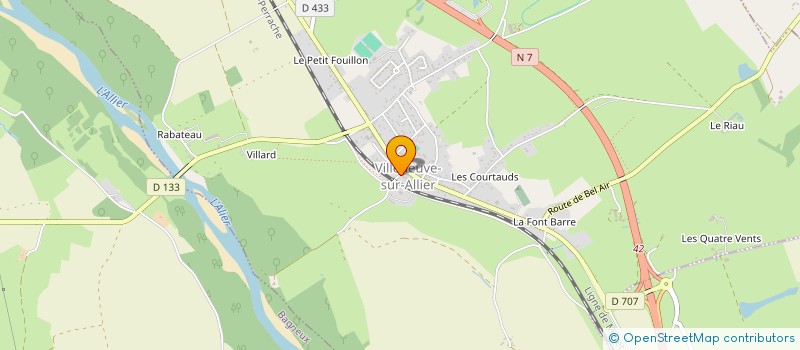 localisation de l'entreprise MONSIEUR GERARD BORDE  AUROUER