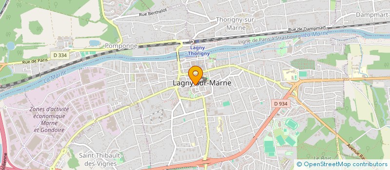 localisation de l'entreprise MONSIEUR GERARD BORGAT à LAGNY-SUR-MARNE