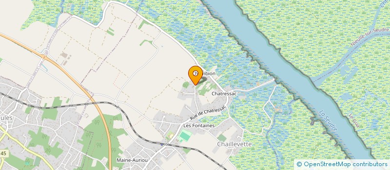 localisation de l'entreprise MONSIEUR GERARD BOSC  CHAILLEVETTE