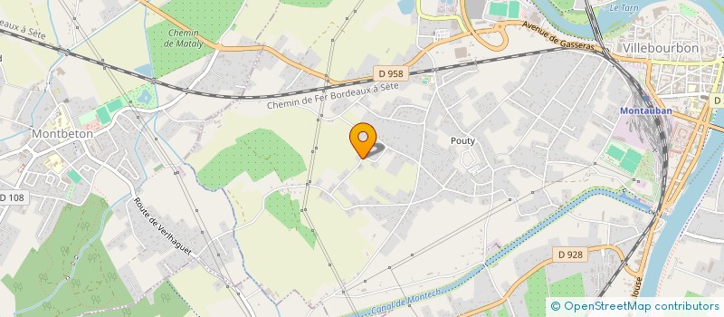 localisation de l'entreprise MONSIEUR GERARD BOSCARI  MONTAUBAN