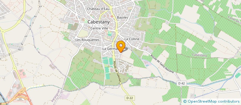 localisation de l'entreprise MONSIEUR GERARD BOSCH à CABESTANY
