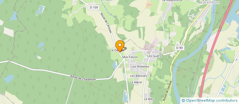 localisation de l'entreprise MONSIEUR GERARD BOTTEX  PRIAY