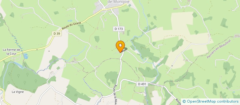 localisation de l'entreprise MONSIEUR GERARD BOUCEY  COULOUVRAY-BOISBENATRE