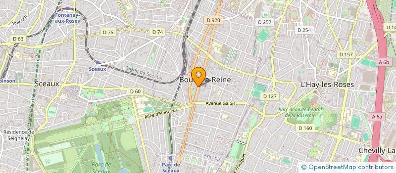 localisation de l'entreprise MONSIEUR GERARD BOUDET à BOURG-LA-REINE