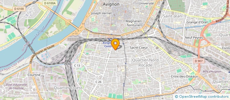 localisation de l'entreprise MONSIEUR GERARD BOUDIN  AVIGNON