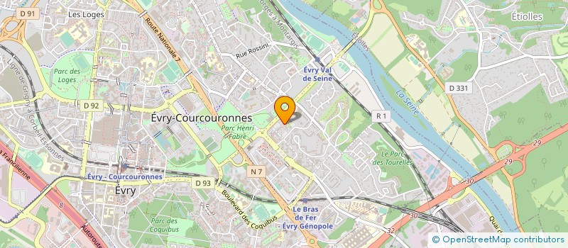 localisation de l'entreprise MONSIEUR GERARD BOUDON à EVRY-COURCOURONNES