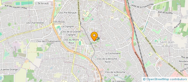 localisation de l'entreprise MONSIEUR GERARD BOUET à ORLEANS
