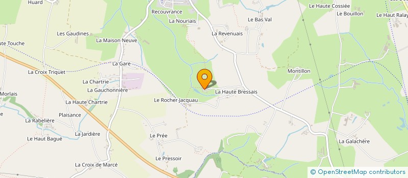 localisation de l'entreprise MONSIEUR GERARD BOUFFORT à SAINT-GERMAIN-EN-COGLES