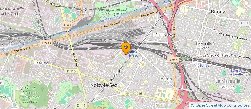 localisation de l'entreprise MONSIEUR GERARD BOUILLET à NOISY-LE-SEC