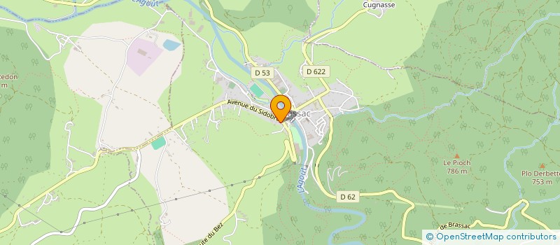 localisation de l'entreprise MONSIEUR GERARD BOUISSIERE  BRASSAC