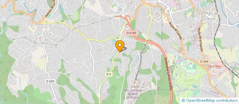localisation de l'entreprise MONSIEUR GERARD BOULANGER à GRASSE