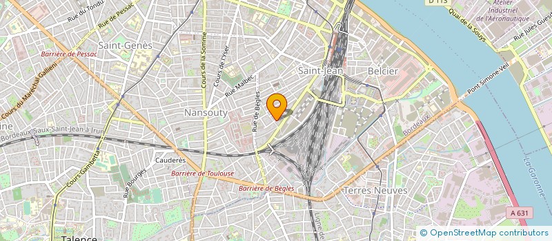 localisation de l'entreprise MONSIEUR GERARD BOULESTEIX à BORDEAUX