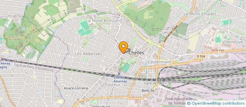 localisation de l'entreprise MONSIEUR GERARD BOULLERY à CHELLES