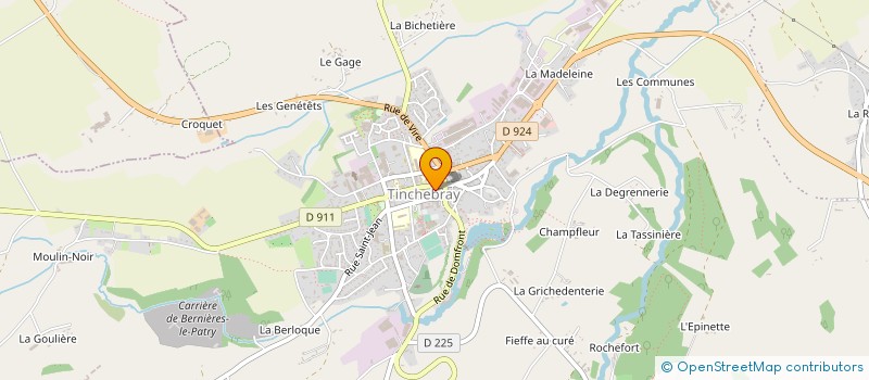 localisation de l'entreprise MONSIEUR GERARD BOUQUEREL à TINCHEBRAY-BOCAGE