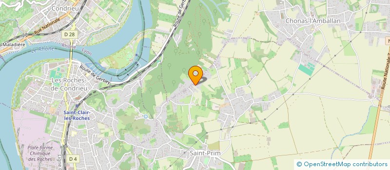 localisation de l'entreprise MONSIEUR GERARD BOUQUIN  SAINT-PRIM