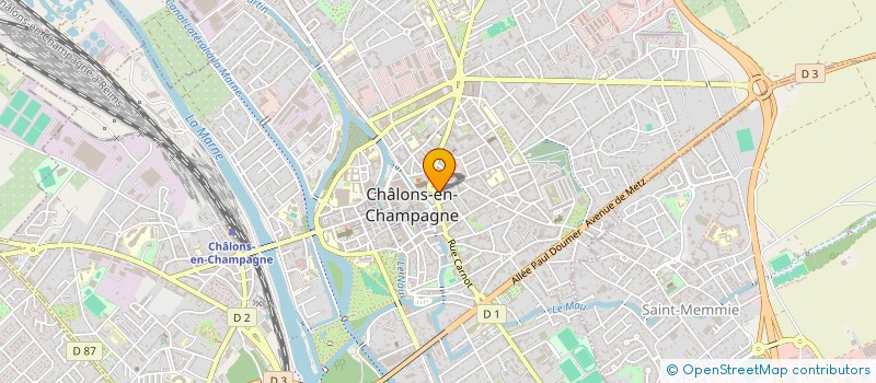 localisation de l'entreprise MONSIEUR GERARD BOURE  CHALONS-EN-CHAMPAGNE