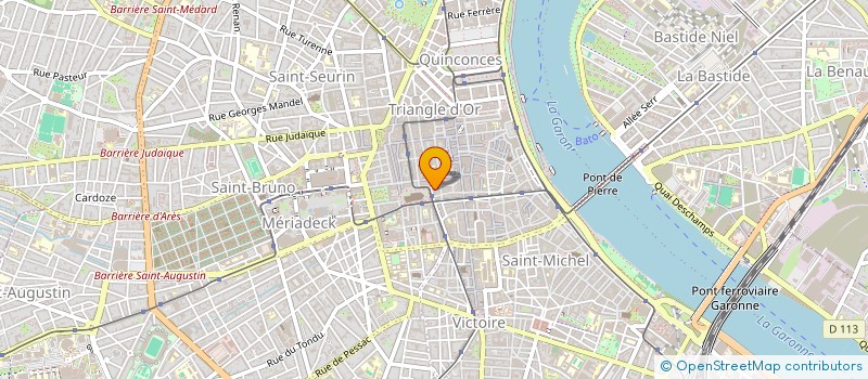 localisation de l'entreprise MONSIEUR GERARD BOURGEOIS à BORDEAUX