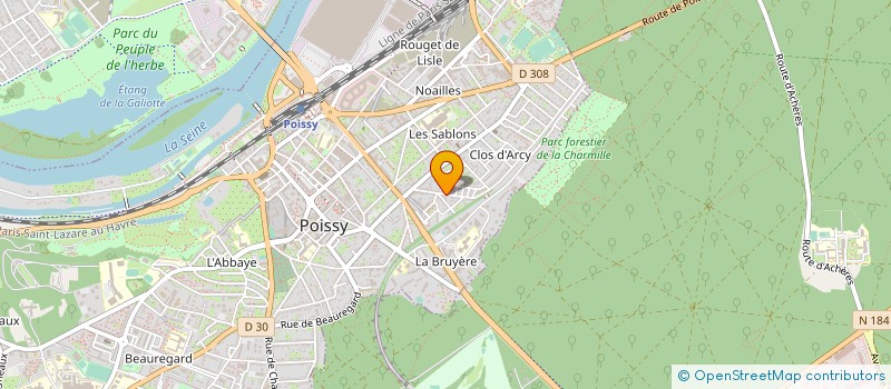localisation de l'entreprise MONSIEUR GERARD BOURGEOIS à POISSY