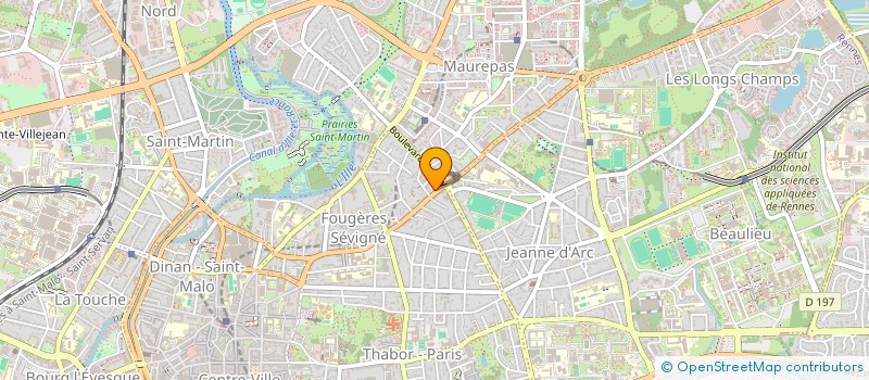 localisation de l'entreprise MONSIEUR GERARD BOURGOGNE  RENNES