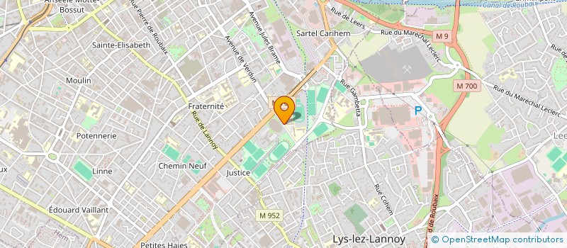 localisation de l'entreprise MONSIEUR GERARD BOURGUET  ROUBAIX