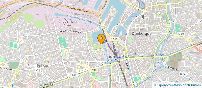 localisation de l'entreprise MONSIEUR GERARD BOURISVILLE à DUNKERQUE