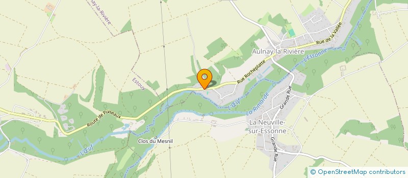 localisation de l'entreprise MONSIEUR GERARD BOUSSARD  AULNAY-LA-RIVIERE
