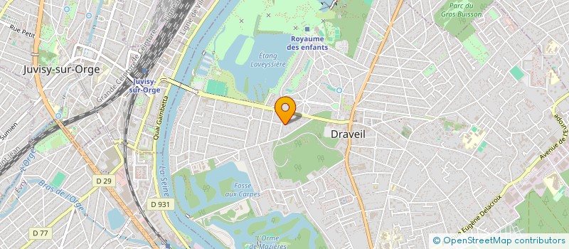 localisation de l'entreprise MONSIEUR GERARD BOUTEILLER à DRAVEIL