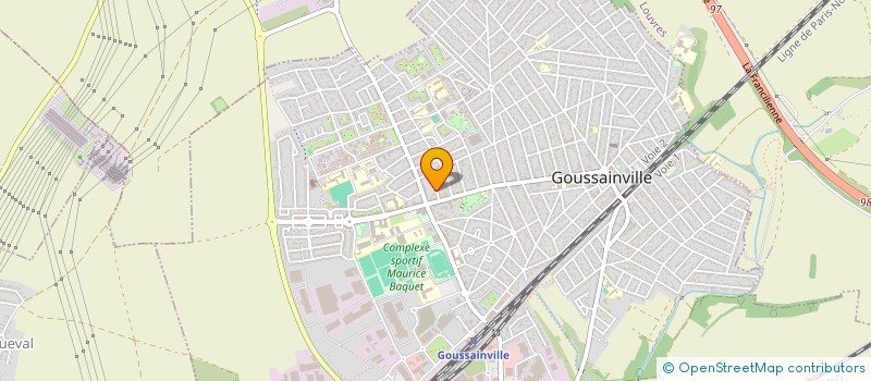 localisation de l'entreprise MONSIEUR GERARD BOUTET  GOUSSAINVILLE