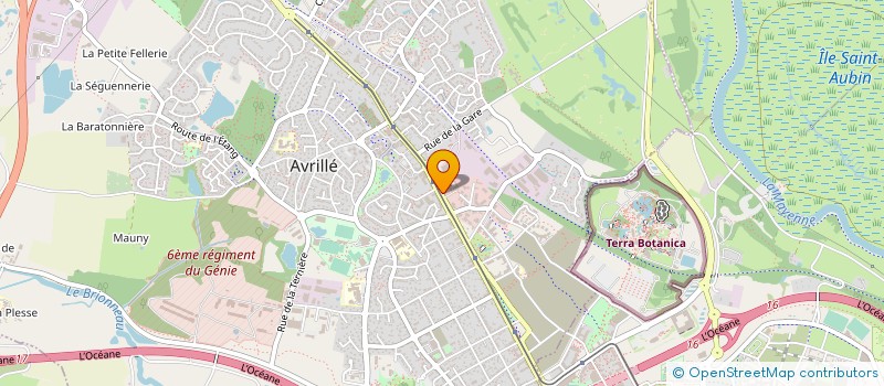 localisation de l'entreprise MONSIEUR GERARD BOUTON  AVRILLE