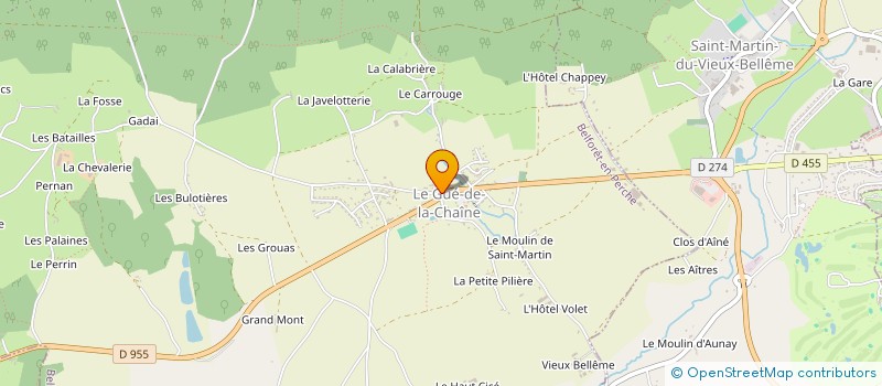 localisation de l'entreprise MONSIEUR GERARD BOUVET à BELLEME