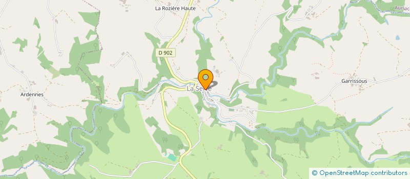 localisation de l'entreprise MONSIEUR GERARD BOUZAT  SAINT-JUST-SUR-VIAUR