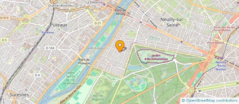 localisation de l'entreprise MONSIEUR GERARD BOYER  NEUILLY-SUR-SEINE