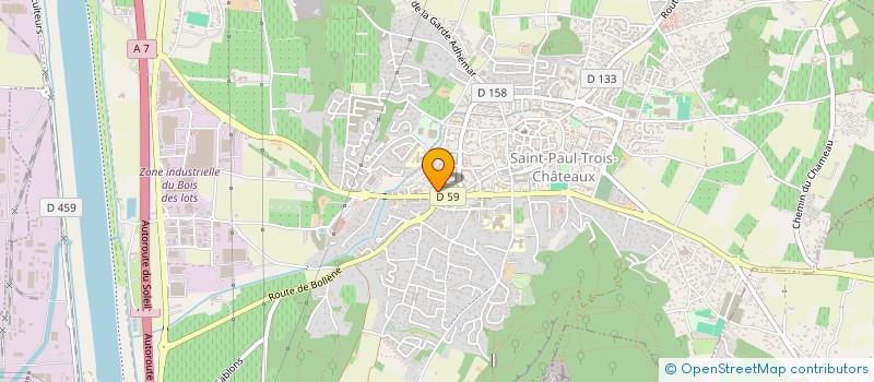 localisation de l'entreprise MONSIEUR GERARD BOYER à SAINT-PAUL-TROIS-CHATEAUX