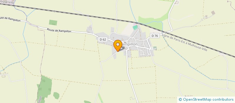 localisation de l'entreprise MONSIEUR GERARD BRANDT  RAMPILLON