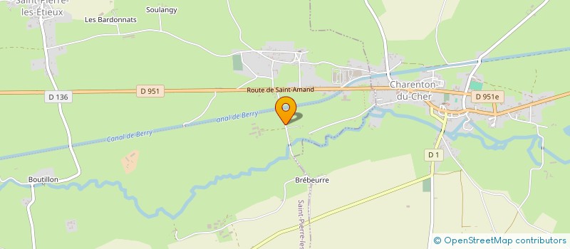 localisation de l'entreprise MONSIEUR GERARD BREARD  SAINT-PIERRE-LES-ETIEUX