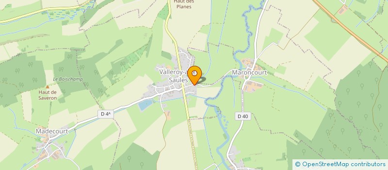 localisation de l'entreprise MONSIEUR GERARD BREGEOT  VALLEROY-AUX-SAULES