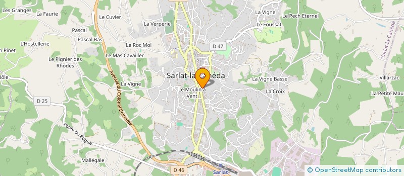 localisation de l'entreprise MONSIEUR GERARD BREL à SARLAT-LA-CANEDA