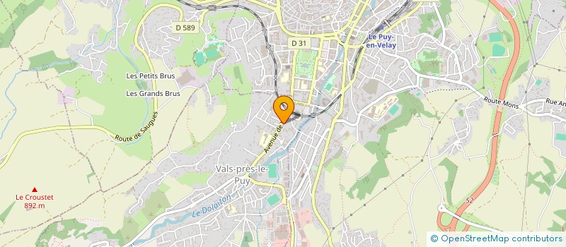 localisation de l'entreprise MONSIEUR GERARD BRETIERE  LE PUY-EN-VELAY