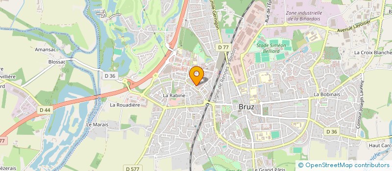 localisation de l'entreprise MONSIEUR GERARD BRETON  BRUZ