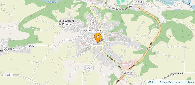 localisation de l'entreprise MONSIEUR GERARD BRIATTE à SAINT-SEVER