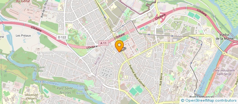 localisation de l'entreprise MONSIEUR GERARD BRIAULT  ANGERS