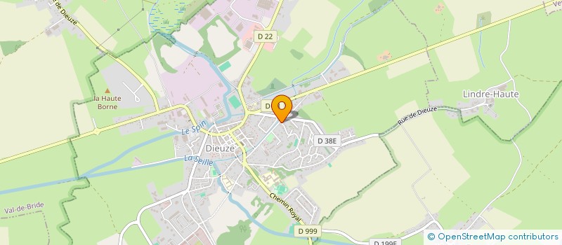 localisation de l'entreprise MONSIEUR GERARD BRICHE  DIEUZE