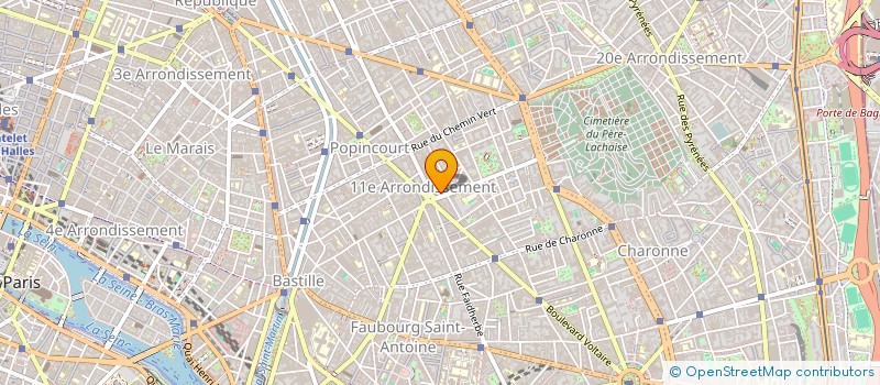 localisation de l'entreprise MONSIEUR GERARD BRIDENNE  PARIS