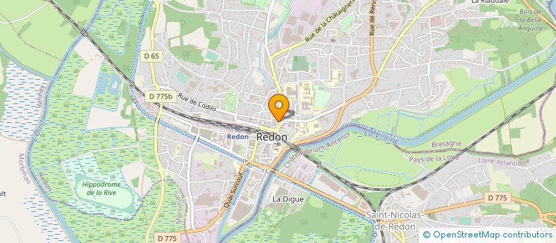 localisation de l'entreprise MONSIEUR GERARD BRIEND  REDON