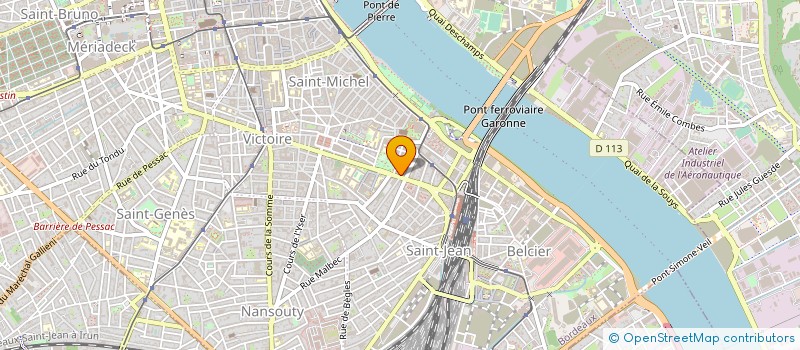 localisation de l'entreprise MONSIEUR GERARD BRISSET  BORDEAUX