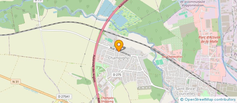 localisation de l'entreprise MONSIEUR GERARD BRISSON  CHAMPIGNY