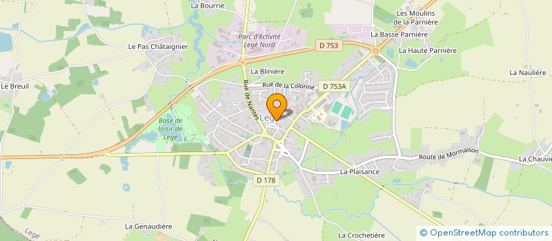 localisation de l'entreprise MONSIEUR GERARD BRISSON  LEGE