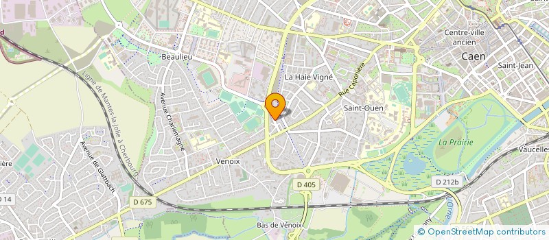 localisation de l'entreprise MONSIEUR GERARD BROCHARD à CAEN